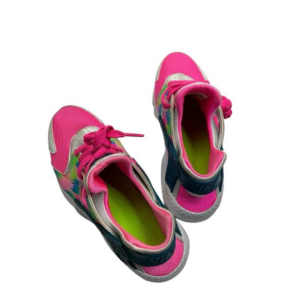 Nike Air Huarache Run Print GS Pink Blast 704946-601 Size 5Y Pink - Picture 10 of 12